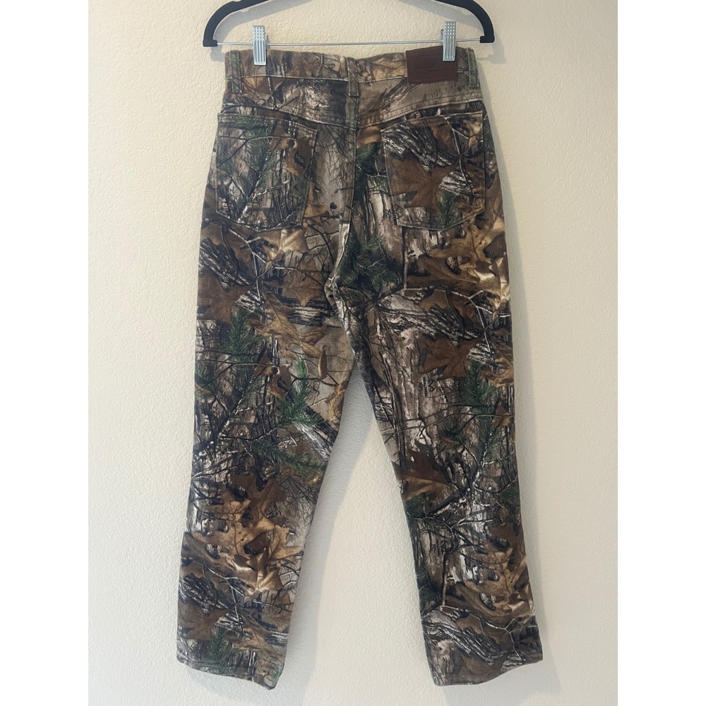 Wrangler ProGear Realtree Camo Pants Womens 18 Reg Straight Leg Hunting Cotton - Picture 2 of 8
